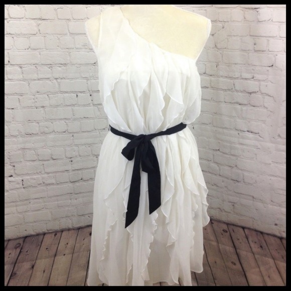 Francesca's Collections Dresses & Skirts - Arc & Co., White Ruffle Dress Spring/Wedding, L